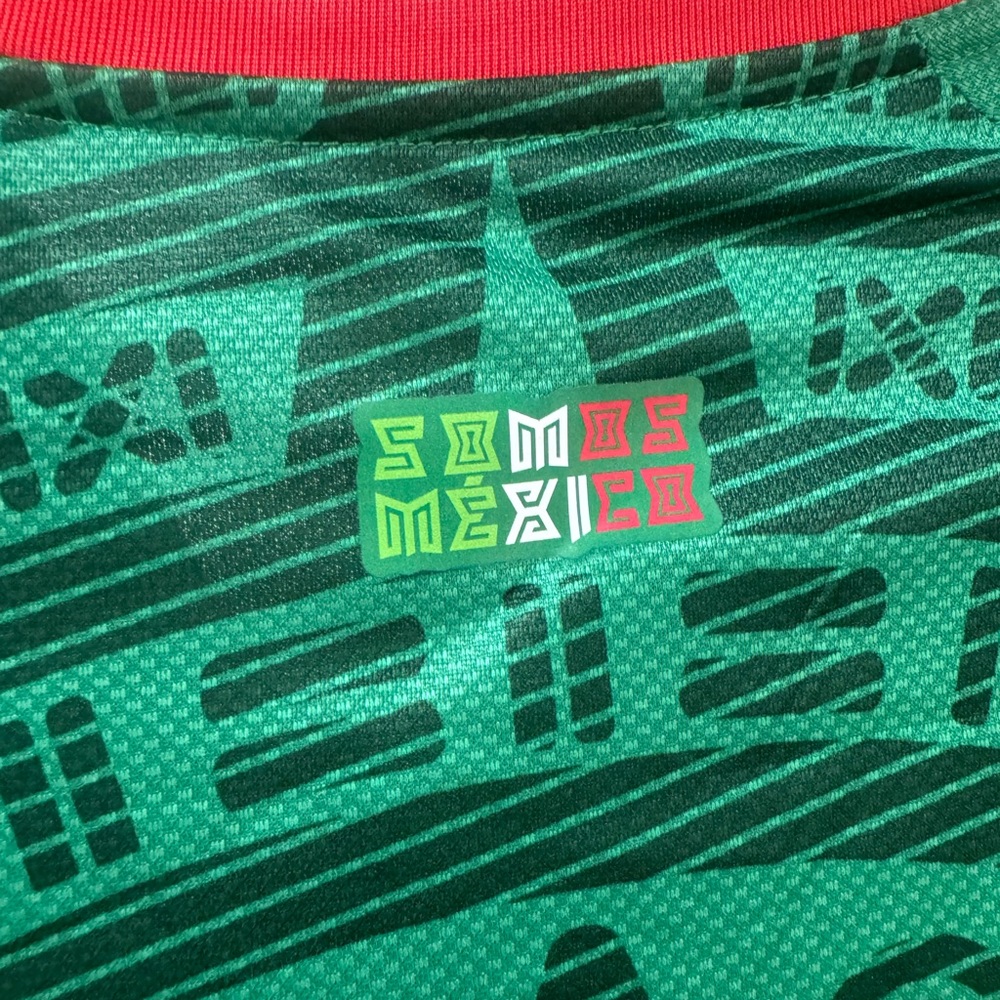 adidas unisex Green Mexico Soccer Jersey - Picture 5 of 8